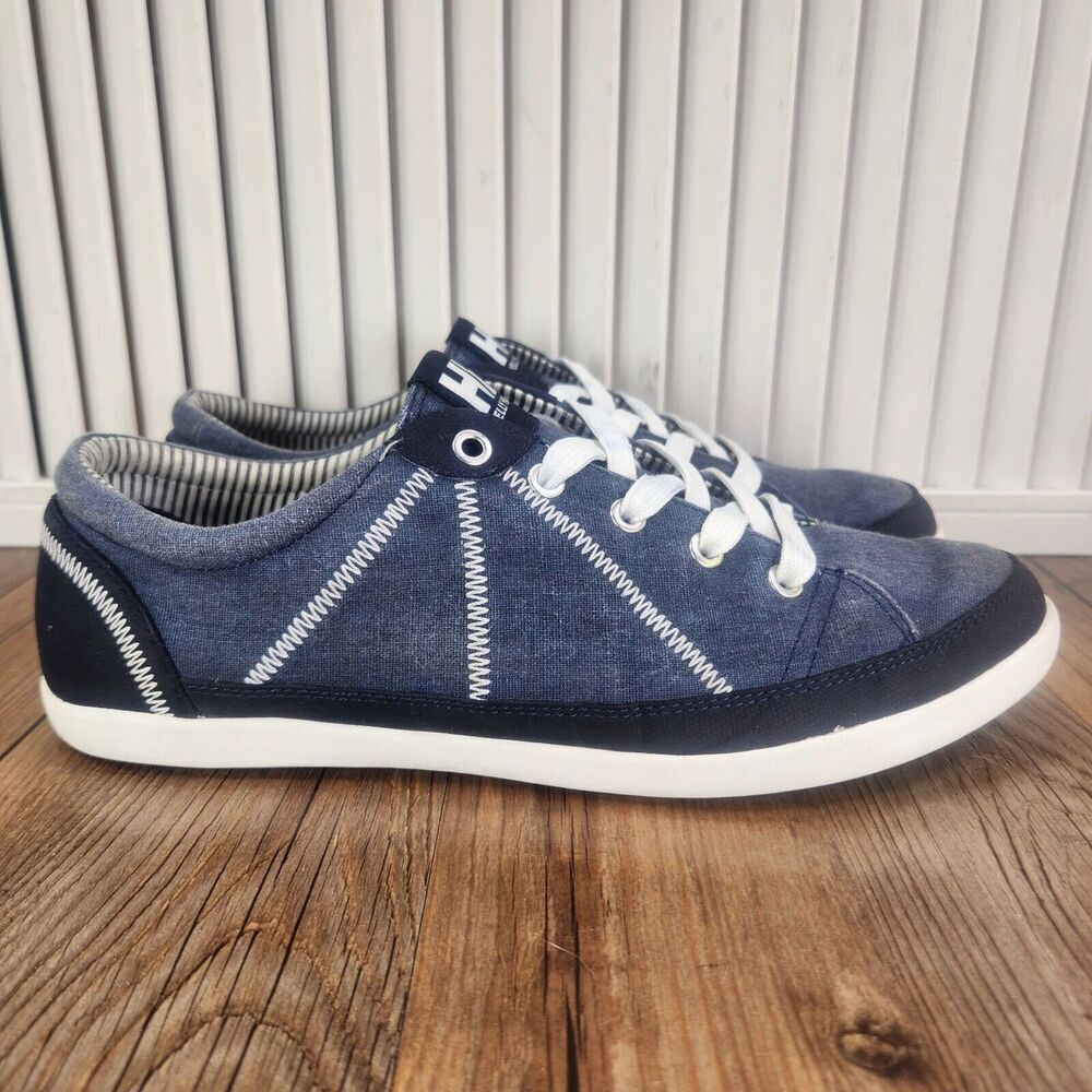 Helly Hansen Latitude 92 Mens Size 8.5 Blue Denim Canvas Fashion Sneakers Shoes